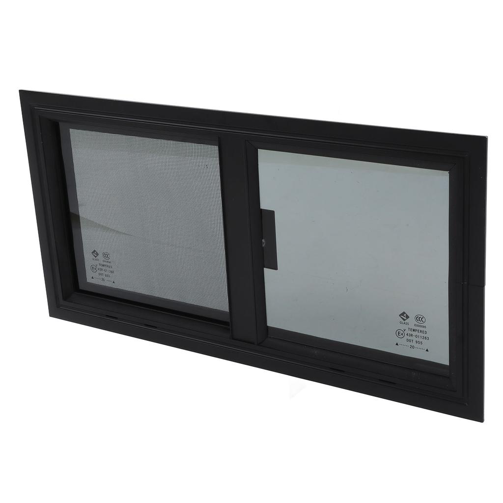 RV Window Insect Horizontal Vertical Slid with Privacy Screen Insect Nets for 550x260mm Window Size Campervan Accessories