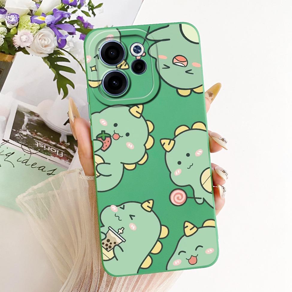 For Oppo CPH2801 Phone Case For Oppo Reno 15F Casing Silicone Luxury Fashion Flowers Kawaii Cute Painted Cover For Oppo Reno15 F