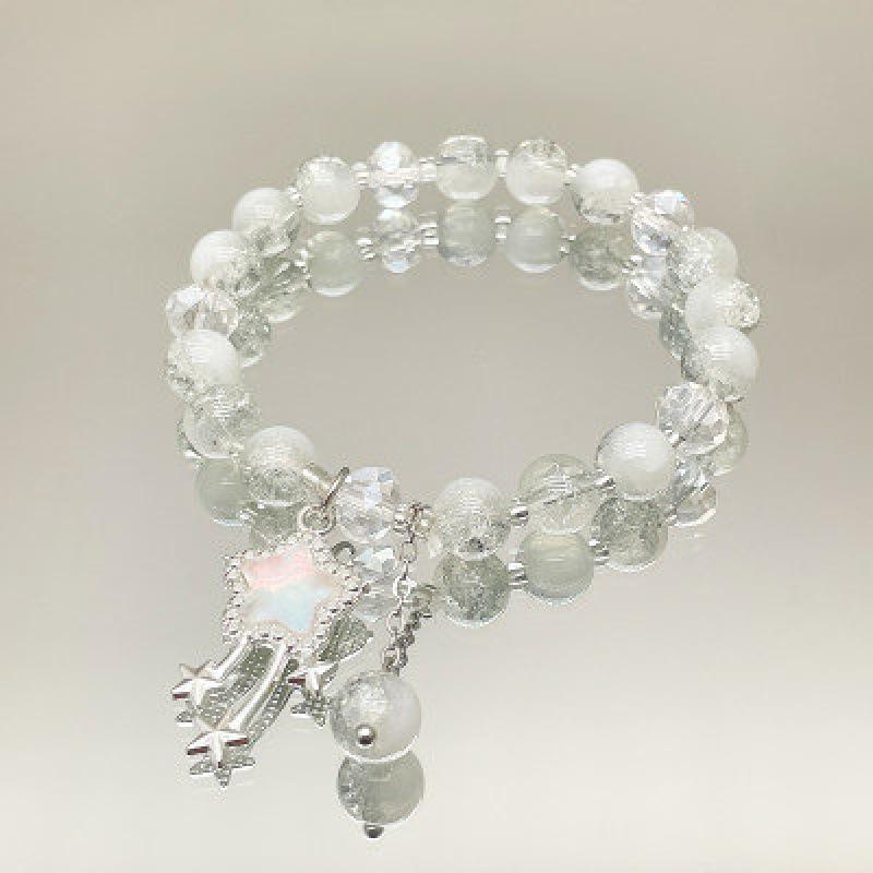 Mori Style Crystal Meteor Bracelet for Women - Versatile Fairy Jewelry, Ideal for Students and Best Friends