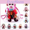 Stunning Colorful Monkey Feather Bucket Bag For Women With Animal Print And Artistic Style