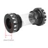   Alloy Bike BB109 Ceramics Integrated Screw In Bearings Thread Bottom Bracket   Accessory(Black )