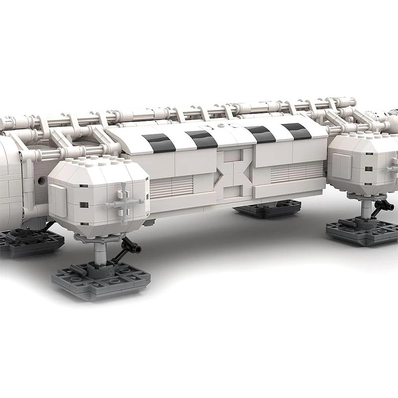 MOC New Space 1999 Eagle Spaceship Spaceport Building Blocks The Shuttle Launch Center Aircraft Bricks Idea Toys Children Gifts