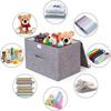 Collapsible Clothing Storage Basket with Lids Large-capacity Foldable Clothing Underwear Socks Storage Box for Storage Shelves