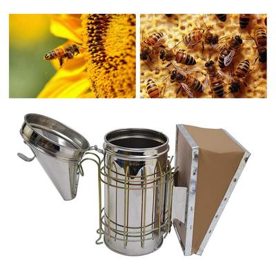 Bienenstock-Raucher für die Bienenzucht Anti-Staub-Imkerei-Raucher für Bienen Verzinktes Eisen Einfache Bedienung Ausrüstung für die Bienenzucht