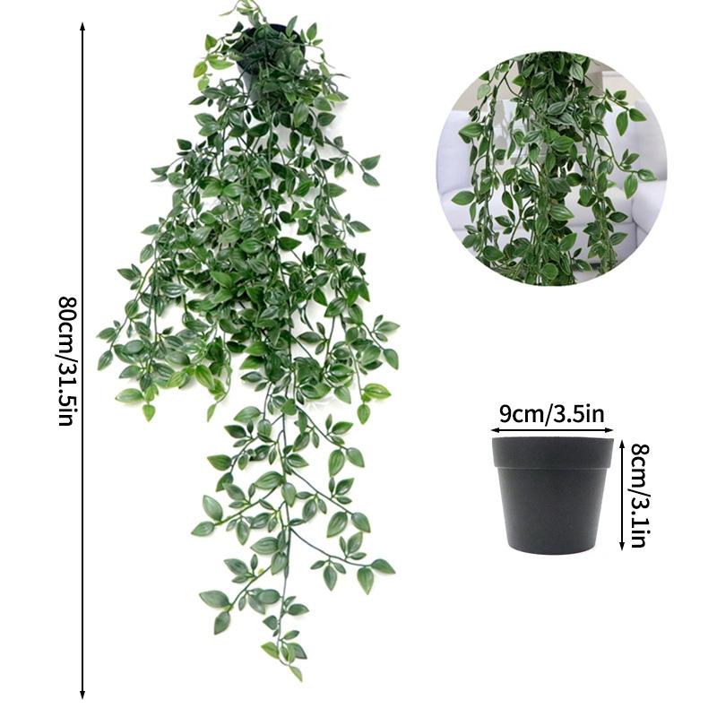 Artificial Ivy Leaves Garland Hanging Vines Artificial Plant Home Decor Fake Green Ivy Leaf Rattan Plant For Garden Wedding Part