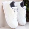 High-top men's shoes spring and autumn leather sneakers men's new casual little white shoes men's trend versatile board shoes
