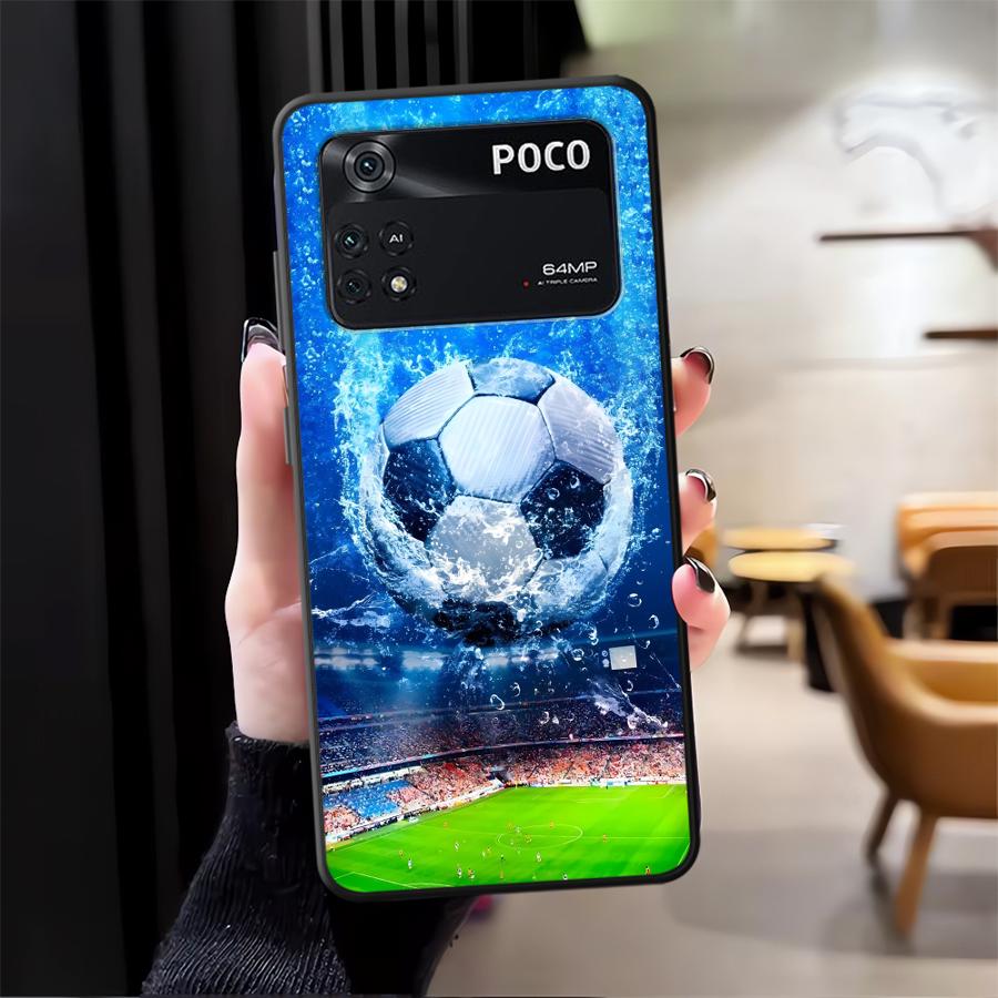 

Чехол для телефона Xiaomi Poco F8 M5 C71 C75 C50 F1 C61 F3 M3 M4 M7 Pro X3 X4 X5 X7 Pro Футбол Спорт Крутой Poco F3