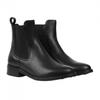 Womens/Ladies Leather Side Zip Chelsea Boots