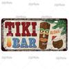Bar Zeichen Nummernschild Bier Metall Zeichen Zinn Zeichen Vintage Dekor Zimmer Dekor Metall Plaque Mann Höhle Tiki Bar Zeichen wohnkultur