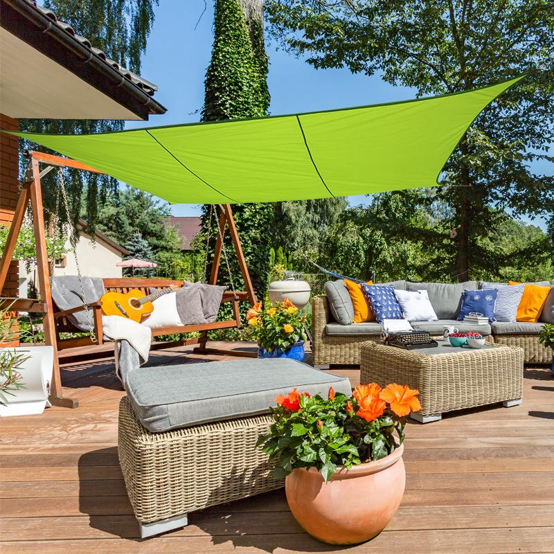 Rectangular 2x2.5m Waterproof, Sunproof, UV-Resistant Outdoor Shade Sail