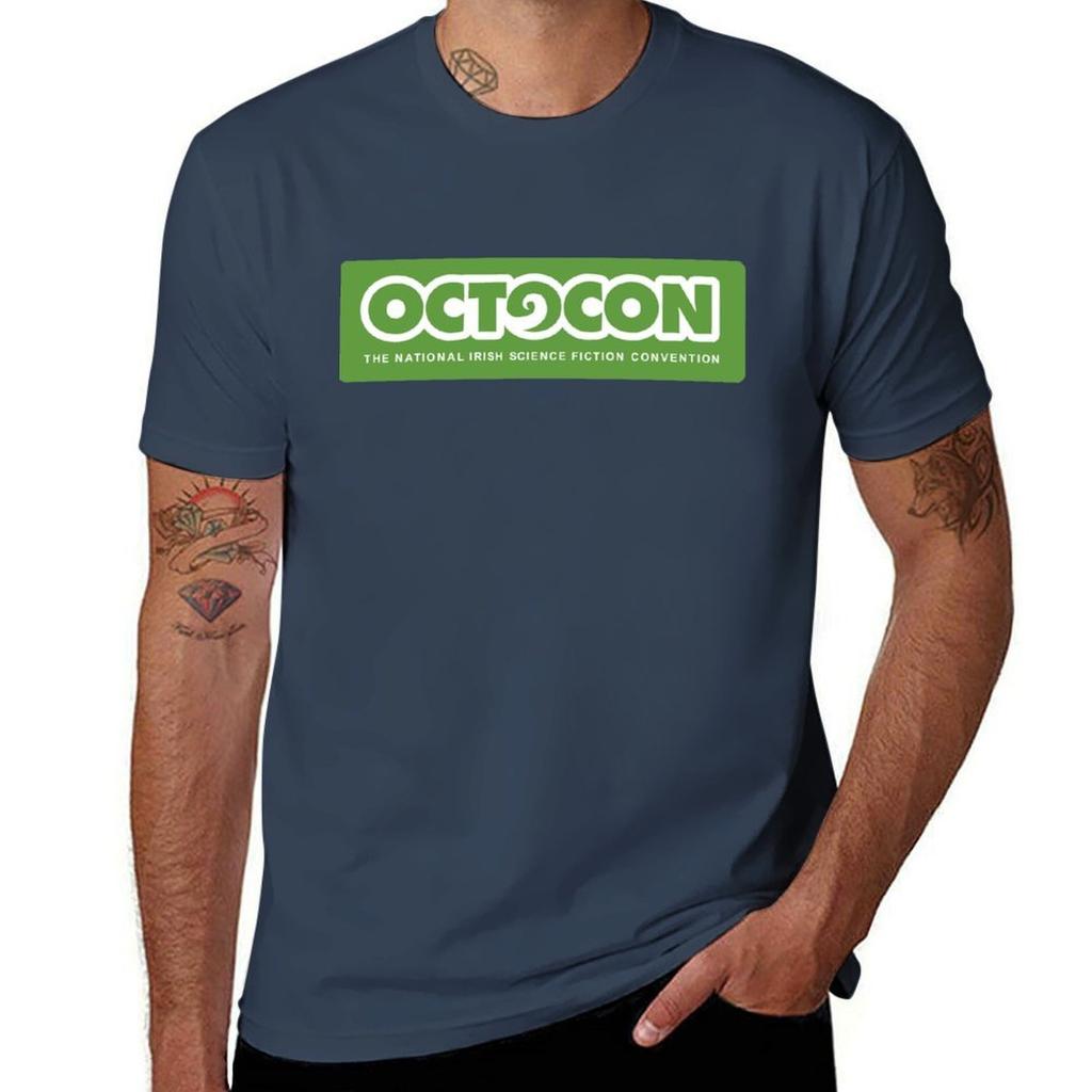 Octocon Logo T-Shirt T Shirt for Man T Shirts for Man Cotton Funny Man Tshirt T-Shirt