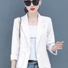 Casual Blazer Lightweight Sun Protection Jacket Women Breathable Thin Short Spring  Suit Petite