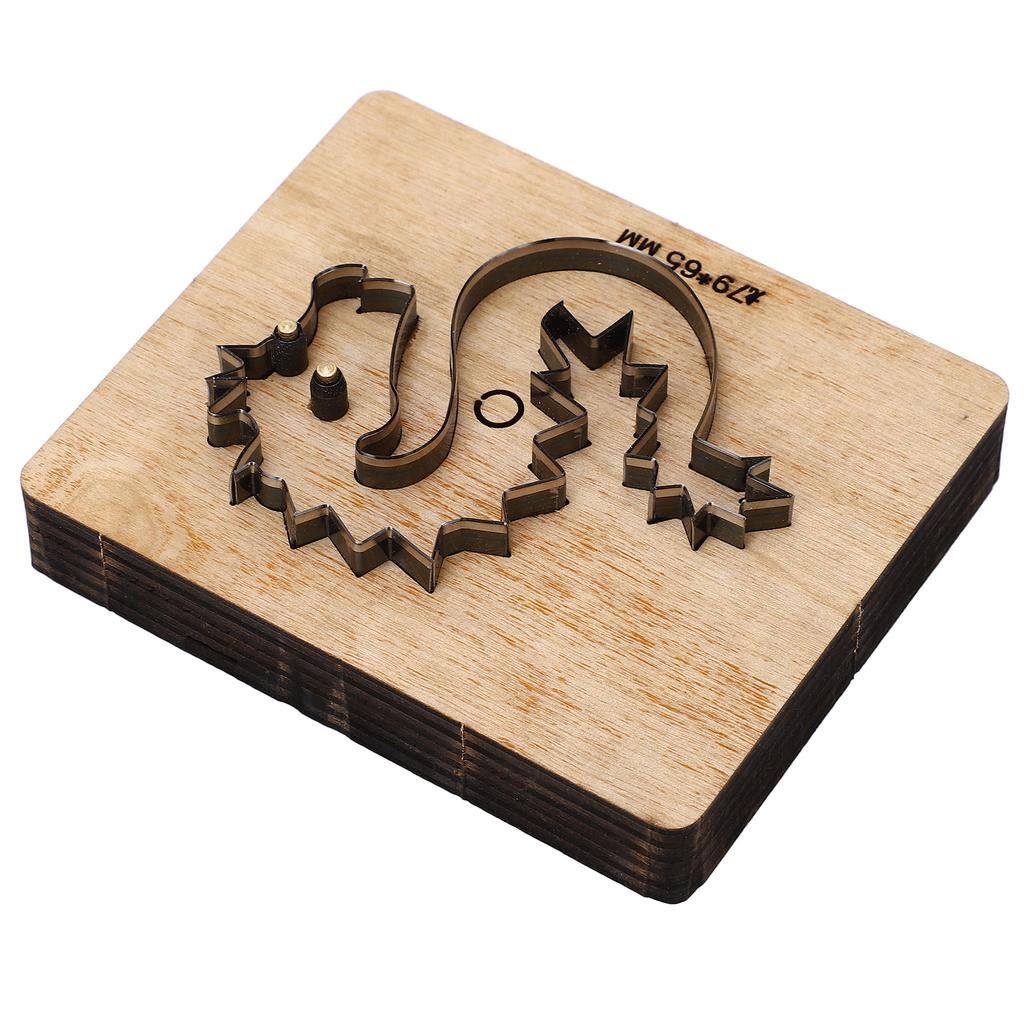 Drachenform Lederstanzform Hohe Härte Verschleißfestigkeit Schnelles Schneiden Lederstanzform Form