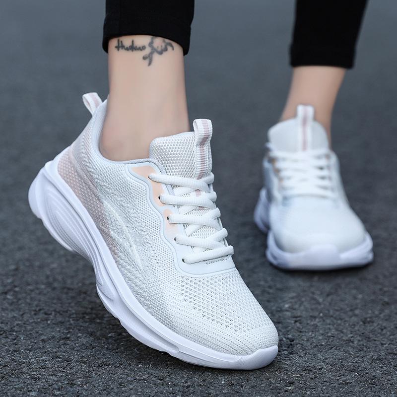 Girls' running shoes Girls' high school students' military training sneakers Women's junior high school students' lightweight shock-absorbing soft-so