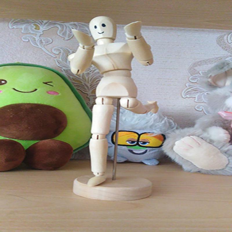 Holzpuppe Gelenkpuppe Modell Malerei Künstler Zeichnen Skizze Schaufensterpuppe