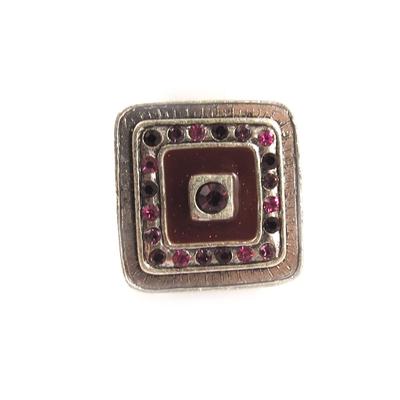 [C7642] - Designer Ring 'Byzance' Red