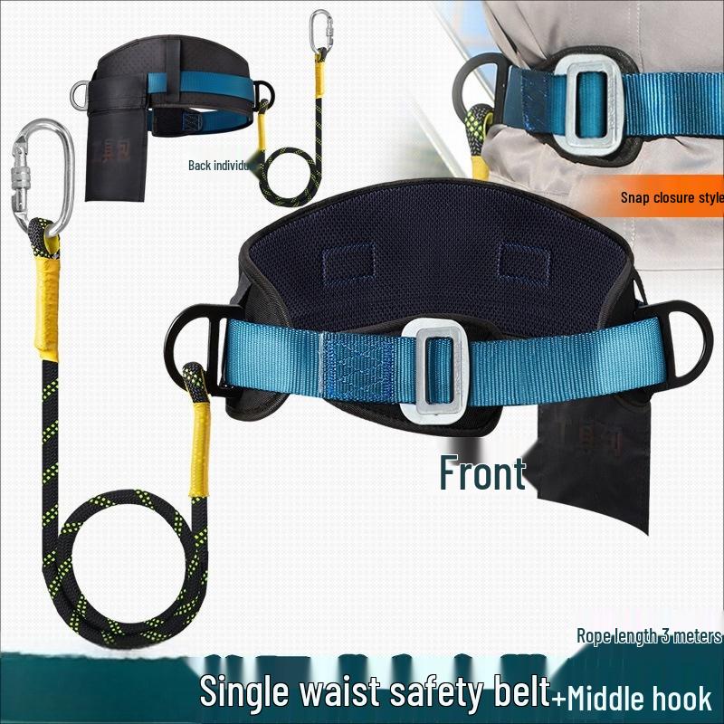 

Single Waist Pole Climbing Safety Belt