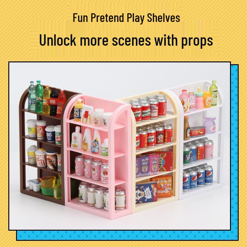 Miniature Dollhouse Bread Rack Display Toy