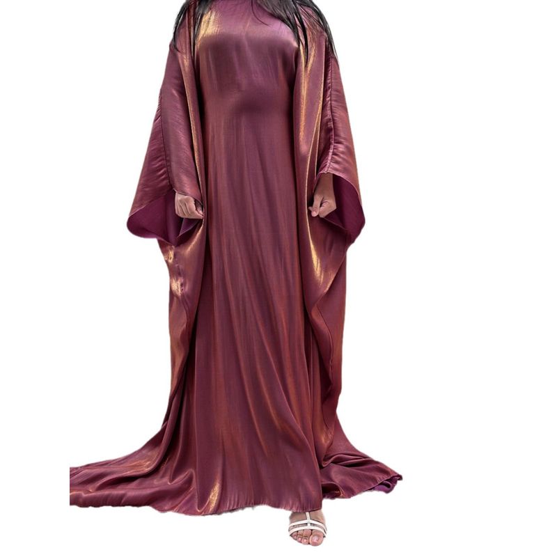 Spring and Summer Party Flash Cloth Dress Elegant Loose Robe Elegant Loose Robe Dress