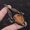 Sun Sitara Gemstone Pendant Copper Wire Wrapped Pendant Handmade Jewelry Ethnic Style Pendant Copper Jewelry Gift For Mom Birthstone Pendant