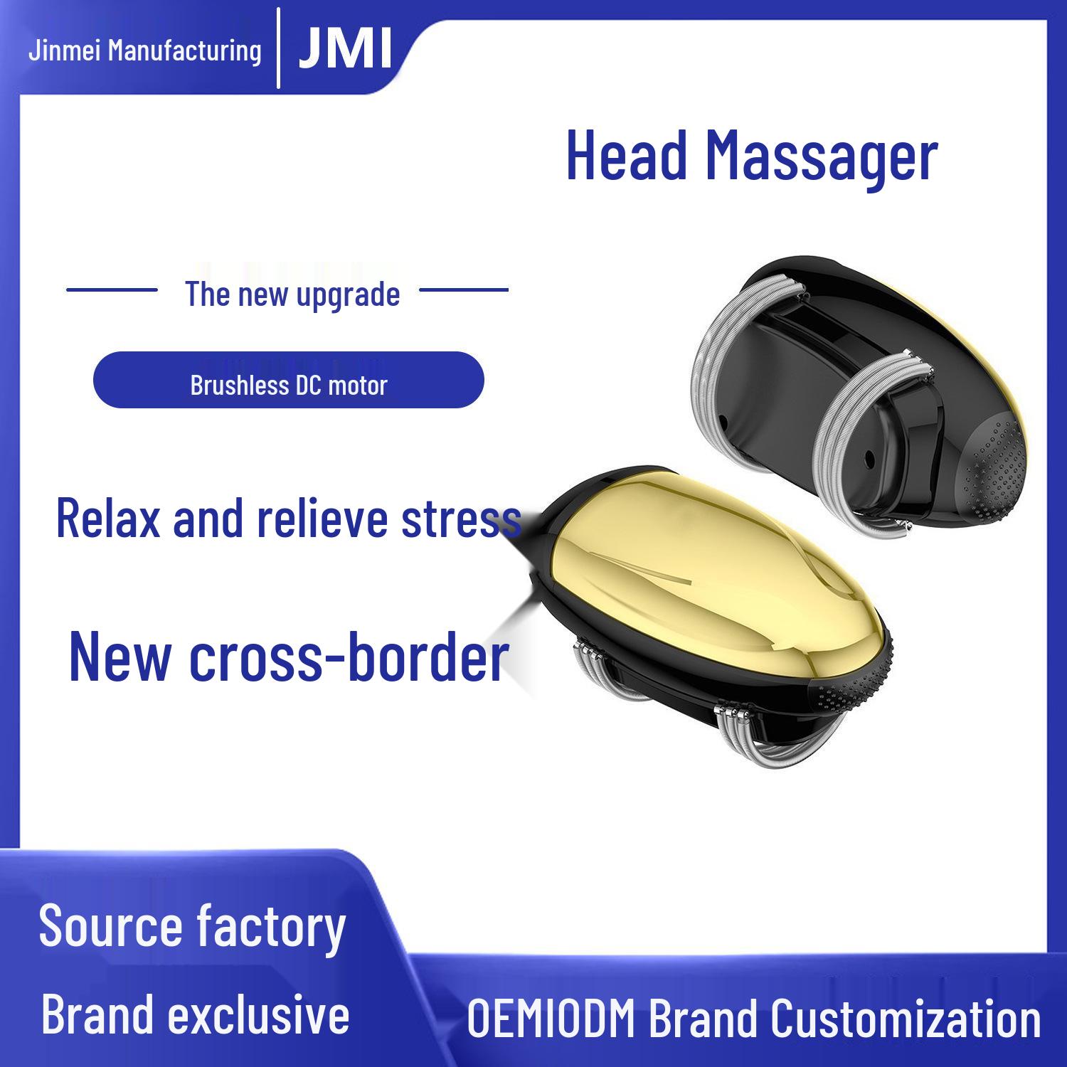Rechargeable Smart Electrotherapy Neck & Scalp Massager USB