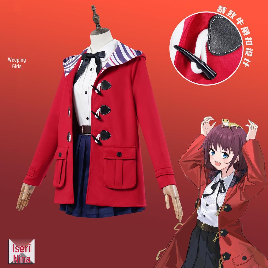 Inoseri Nina Crying Girl Band Cosplay Costume for Halloween