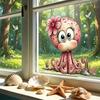 under The Sea Window Mermaid Animal Whale Clings Ocean Turtle Octopus Seahorse