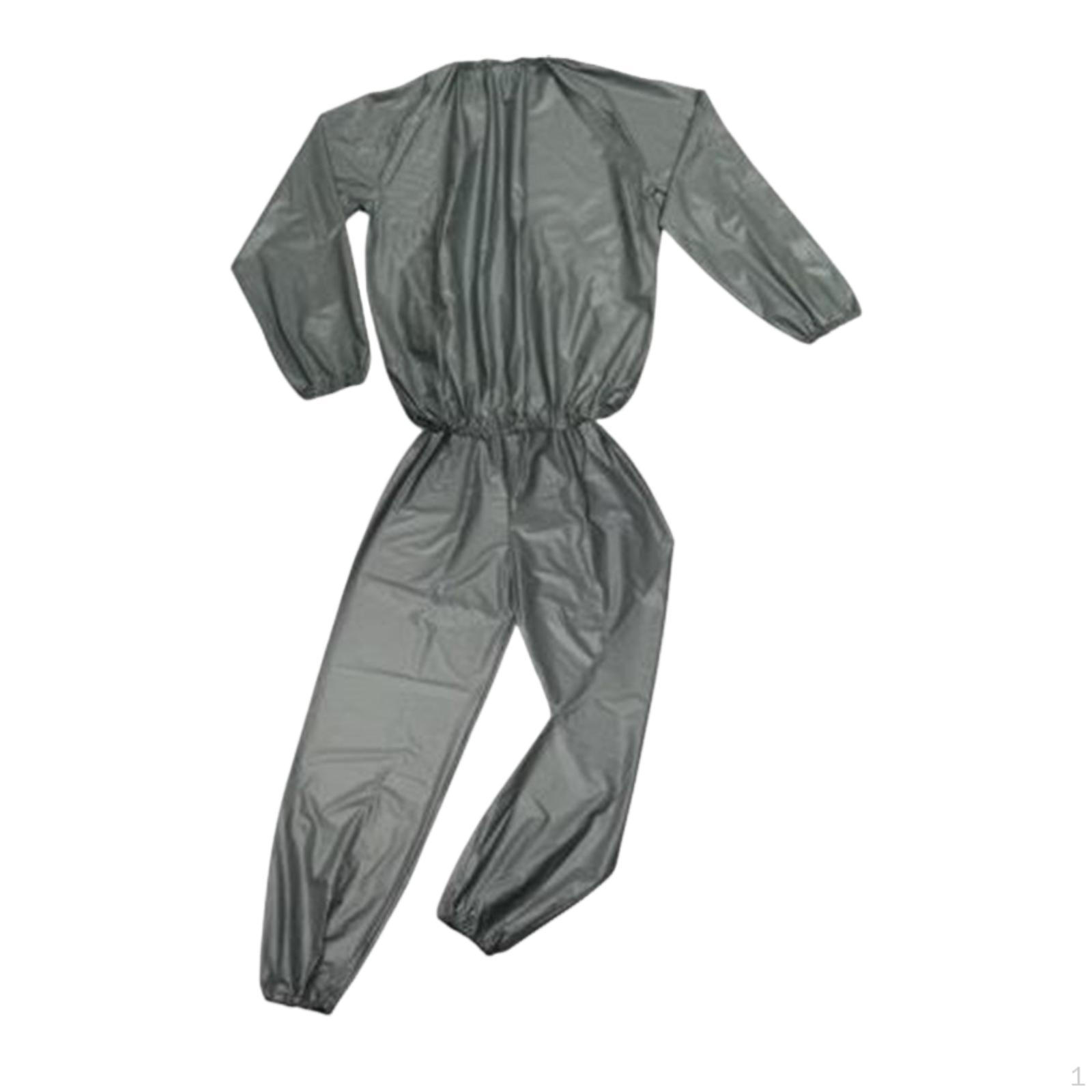 

Sauna Sweat suits Anti Top Pants for Running Exercise Women Men L