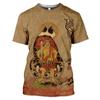 Japanese Samurai Cat 3d Printed Summer Men'S T-Shirt Casual Shirt Classic Vintage Oversized O-Neck Fun Hip Hop Loose Clothing