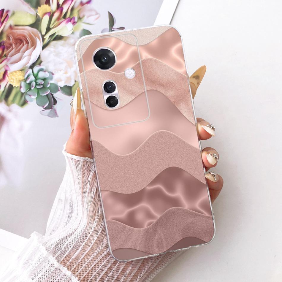 

For OPPO Reno11 F 11 Pro 5G Cute Flower Butterfly Cat Painted Case For Oppo Reno11 Reno 11F 11Pro Soft Silicone TPU Phone Cases Reno11
