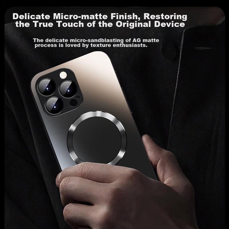Phone Case for Apple IPhone 15 Pro Max, IPhone 15 Pro Max with MagSafe Magnetic Charging, Full Protection Shockproof, Dark Night Green