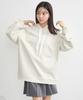 Music Flowery Heather White [Earth & Ecology] Women's Hoodie,