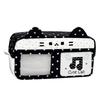 Large Capacity Pencil Case Pixel Music Not Print Pencil Pouch Kawaii Stationery Organizer  Gift