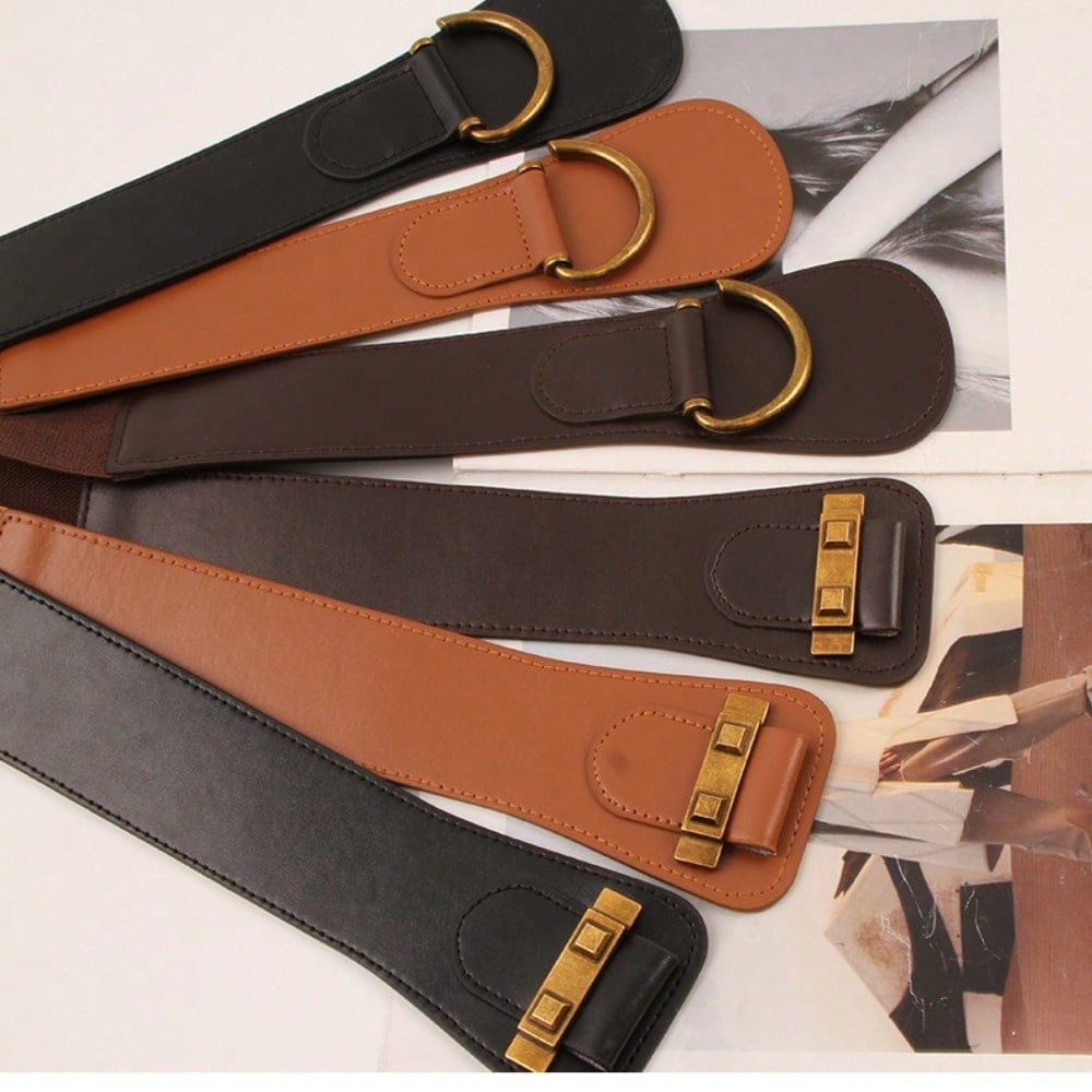 Elastic Waist Seal, Women's Decoration Wide And Simple Waist Decoration, Versatile Belt With Dress, Coat, Waist