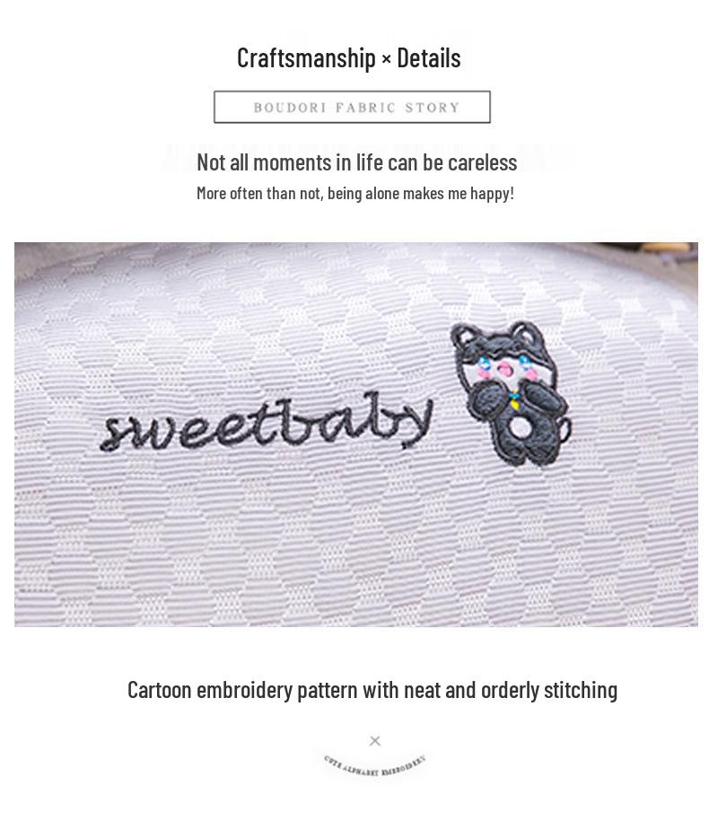 Summer Ice Bean Latex Backrest Pillow – Soft Large Headboard Support for Bed and Reading