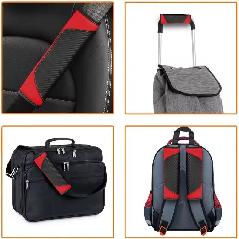 1PC/2PCS PU Leather Seat Belt Cover Pad - Soft Shoulder Protection, Breathable & Comfortable, Universal Car Accessories