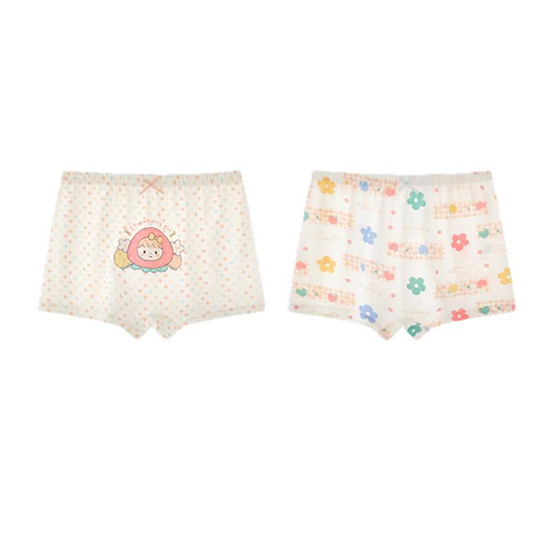 Girls' Summer Ice Silk Modal Boxer Briefs