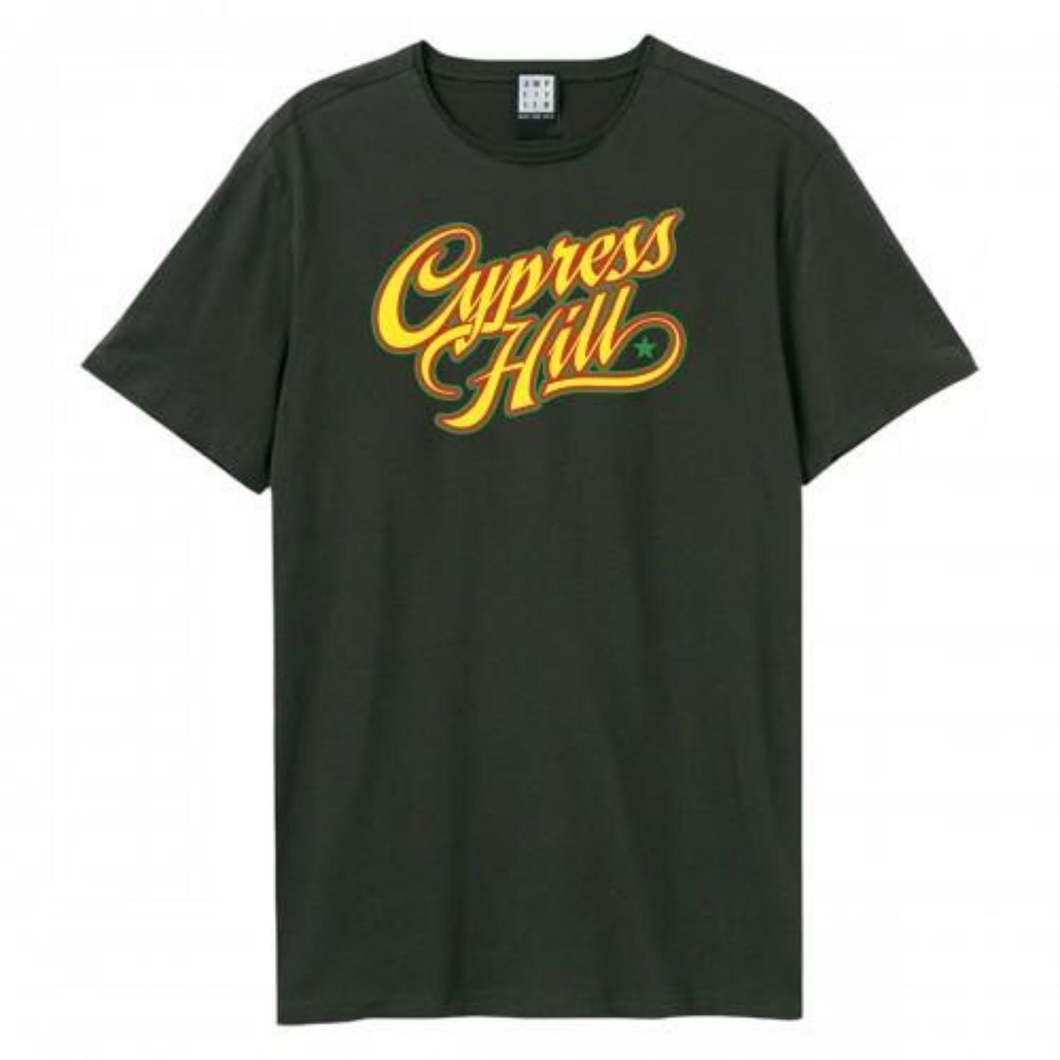 Amplified Unisex Adult Script Cypress Hill T-Shirt S