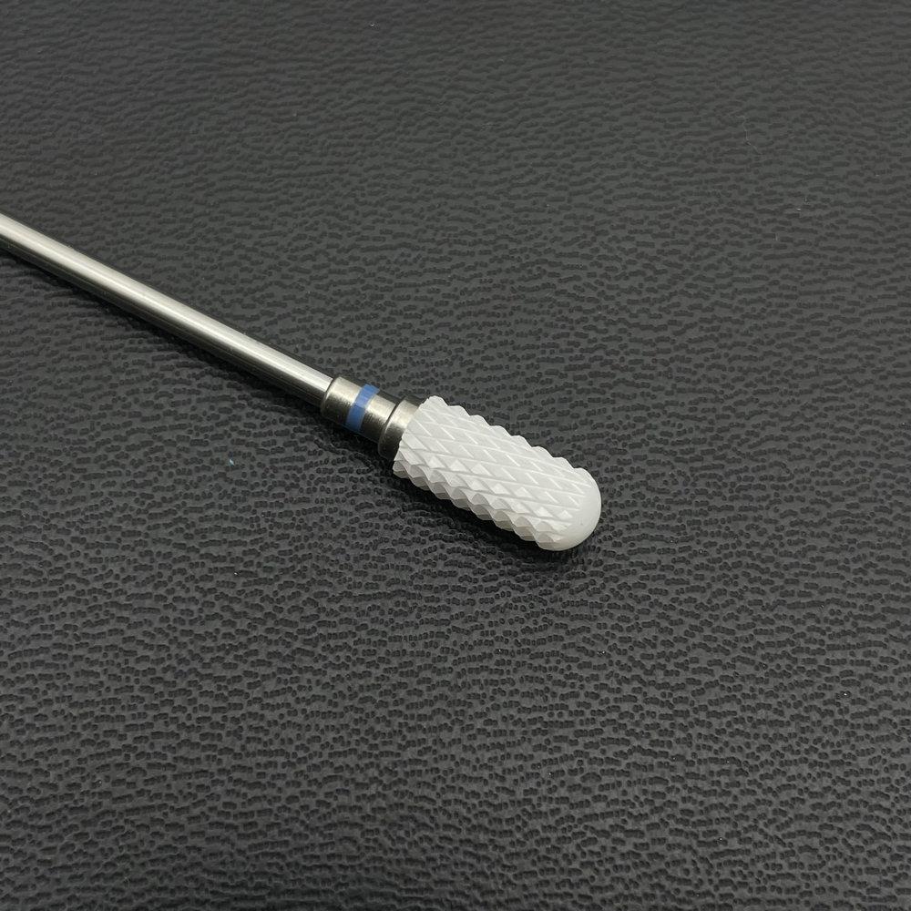 1Pc White Ceremic Nail Drill Bits Ceramic Cuticle Clean Bur Rotary Milling Cutters for Manicure Pedicure Dental Polishing Burs