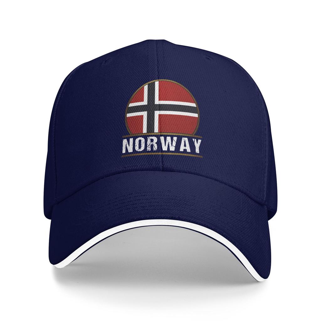 Summer Casual Baseball Cap Norway Coat of Arms The Kingdom of Norway Flag Heraldry Trucker Hat For Unisex Adjustable Snapback Cap