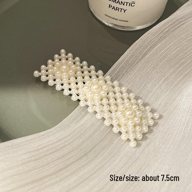Korean Pearl Hairpin - Trendy Side Clip for Women and Girls