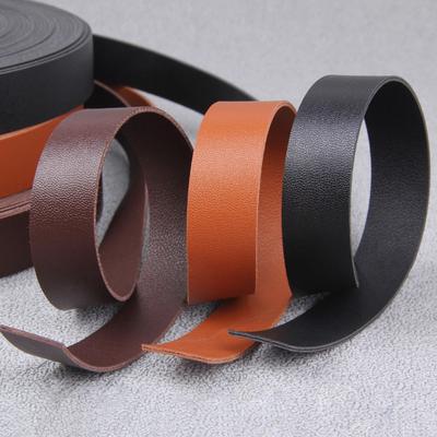 2 metry 10-25 mm Černá/Kávová Plochá Faux Pravá Kůže Šperkařská Šňůra Struna Krajka Lano DIY Taška Náhrdelník Náramek Komponent