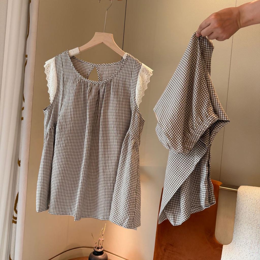 1011 new skin-friendly cotton pajamas women's summer sexy pure desire wind suspender sleeveless loungewear explosive set