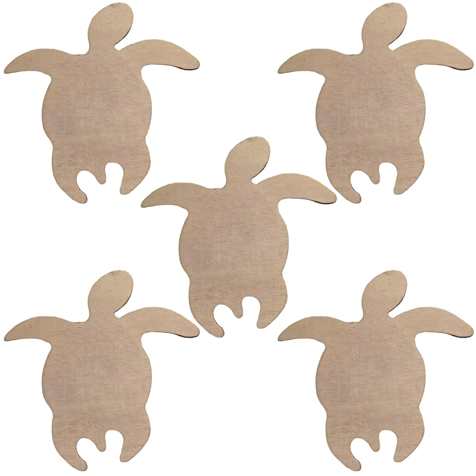 

Wooden Campus Board Modern Art Painting Paint MDF Wood Panel Base Sea Interior Miscellaneous Goods Set of 5 [Chandini] Turtle-shaped
