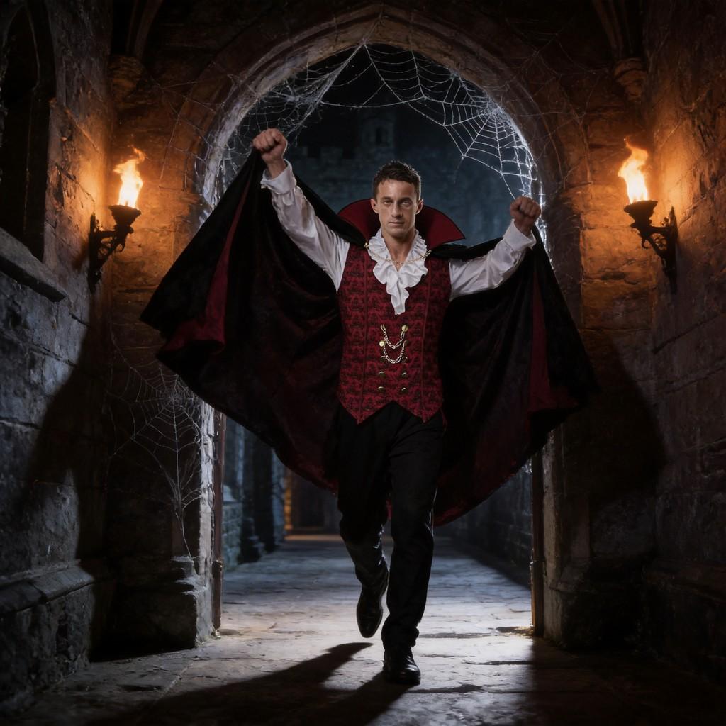 Dracula Flow Vampire Prince Cosplay Costume For Halloween Party And Themed Events