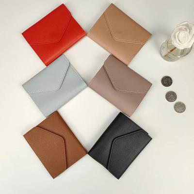 Fashion Short Women Wallets Multi Card Slot Card Holder Wallet Leather Small Wallet Trend Coin Purse Ladies Card Holder Pouch