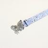 Jean-Look Fashion Belt with Scattered Star Pattern, PU Leather Sash, Metal Hardware and Fit Adjustment Points for Outfits