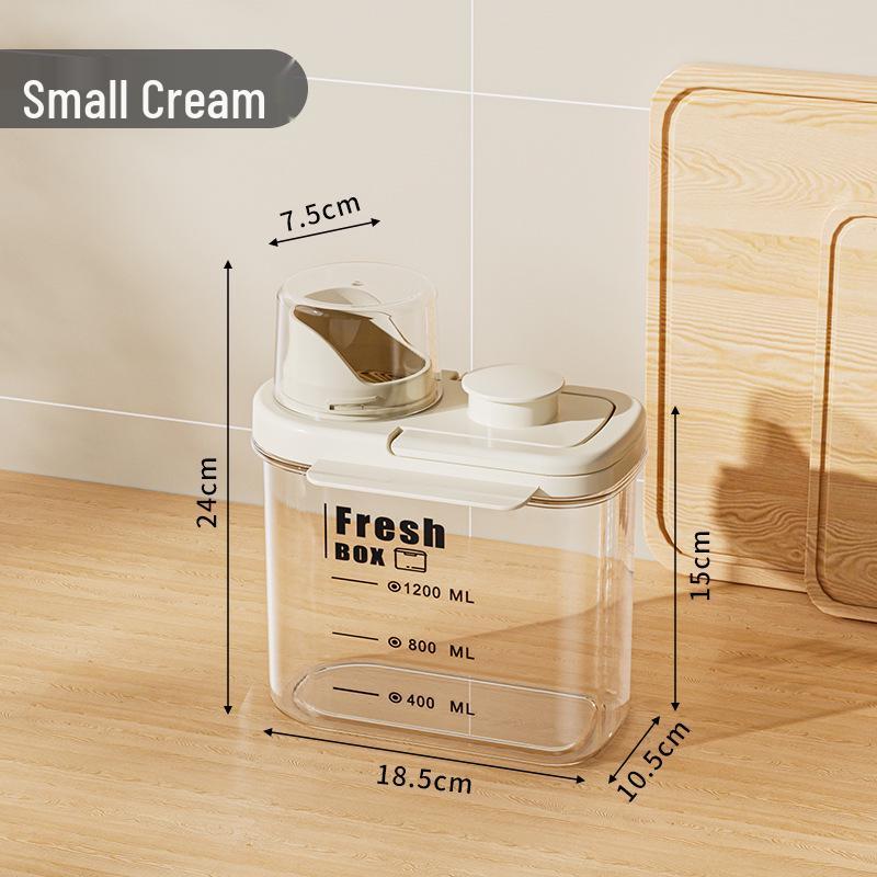 Vzduchotěsná skladovací nádoba odolná proti vlhkosti na obilí, cereálie, krmivo pro domácí zvířata, rýži a čaj