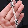 SG Punk Jewelry Thorns Bamboo Flame Necklace Barbed Wire Bramble Pants Wallet Belt Rock Chain Hip Hop Collar Women Men Fashion
