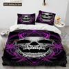 3D Gothic Horror Skull Cartoon Comforter Bedding Set,Duvet Cover Bed Set Quilt Cover Pillowcase,King Queen Size Bedding Set Gift
